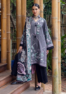 Winter - Mushq - Hemline - Symphony - Karandi Edit 25 - HUN#205 - Silver Mist image 1