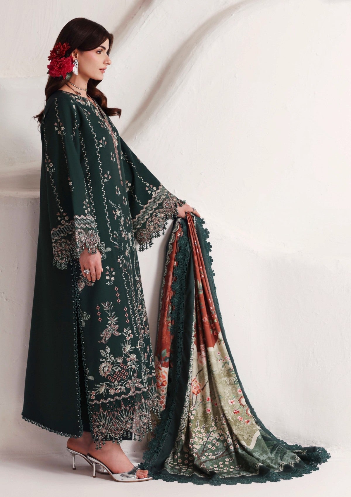 Winter - Naqsh - Seraphine Edit 26 - D#00271 - Timber Green image 3