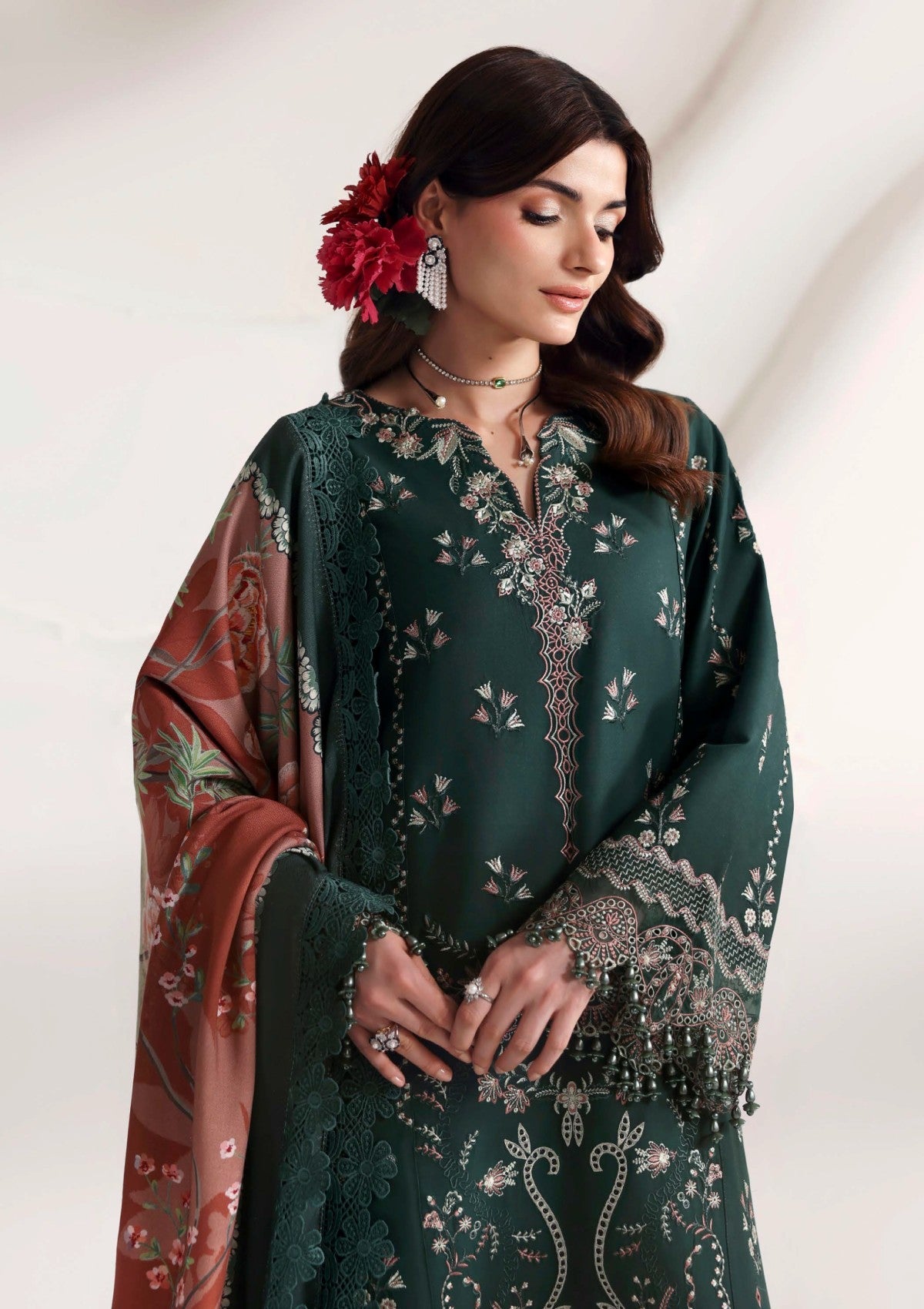 Winter - Naqsh - Seraphine Edit 26 - D#00271 - Timber Green image 4