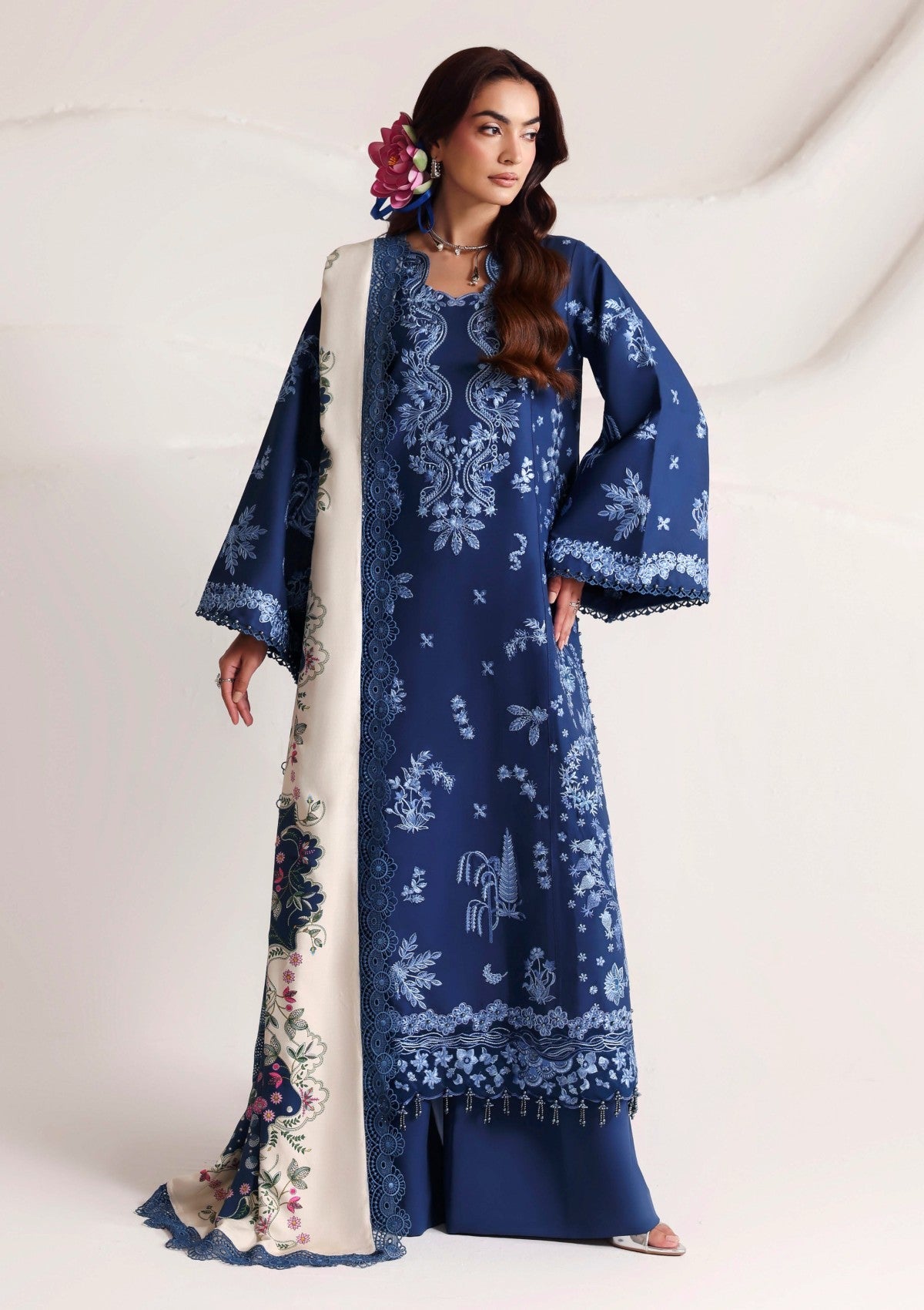 Winter - Naqsh - Seraphine Edit 26 - D#00272 - Nile Blue image 1
