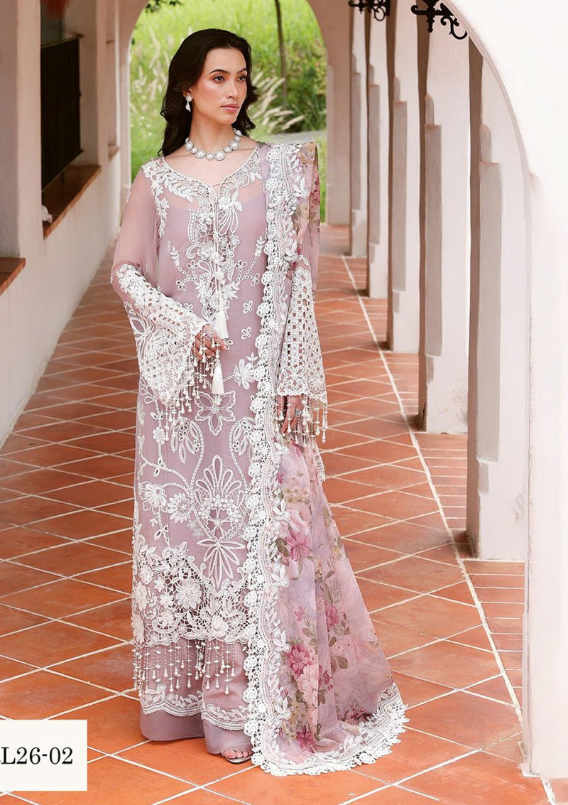 Formals - Saira Rizwan - Lumiere Chiffon Unstitched - SRL26#02 - Petal