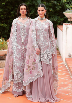 Formals - Saira Rizwan - Lumiere Chiffon Unstitched - SRL26#02 - Petal image 3