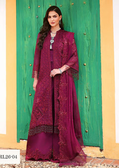 Formals - Saira Rizwan - Lumiere Chiffon Unstitched - SRL26#04 - Willow image 1