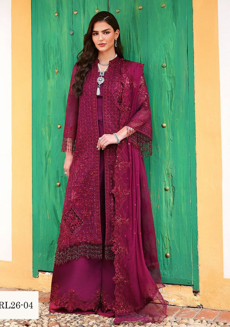 Formals - Saira Rizwan - Lumiere Chiffon Unstitched - SRL26#04 - Willow
