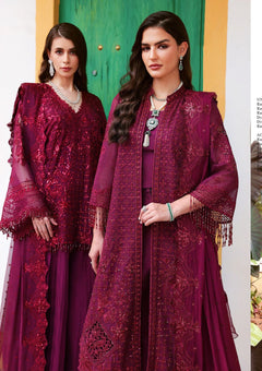 Formals - Saira Rizwan - Lumiere Chiffon Unstitched - SRL26#04 - Willow image 3
