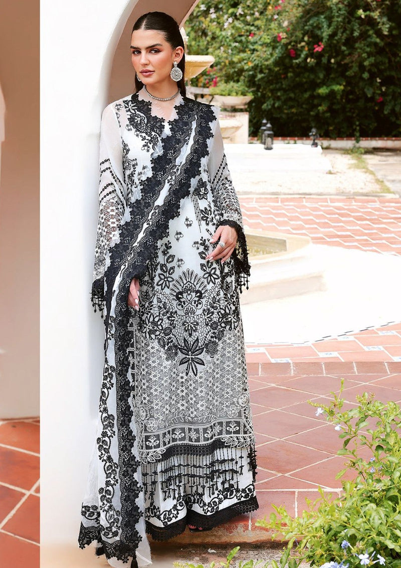 Formals - Saira Rizwan - Lumiere Chiffon Unstitched - SRL26#05 - Pearl