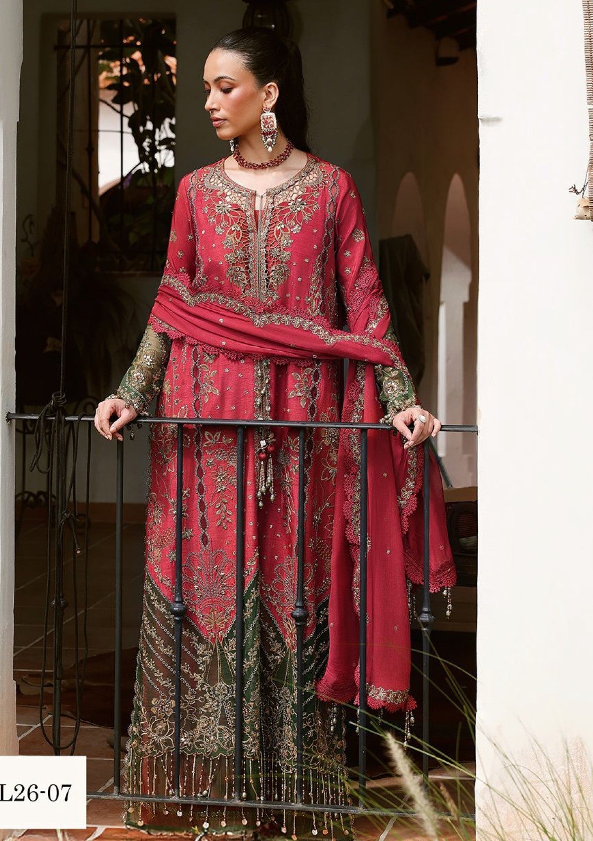 Formals - Saira Rizwan - Lumiere Chiffon Unstitched - SRL26#07 - Estella image 1