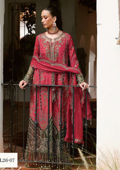 Formals - Saira Rizwan - Lumiere Chiffon Unstitched - SRL26#07 - Estella image 1