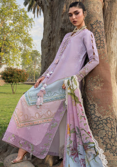 Lawn - Saira Shakira - Bloom Unstitched 26 - SSB#01B - AVA image 4
