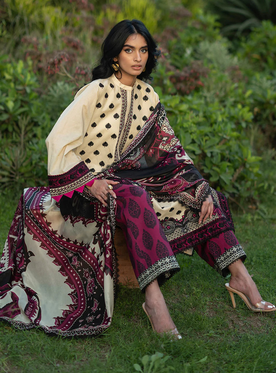 Lawn - Zainab Chottani - Luxe 26 - ZLLU#09 - Nour original product photo