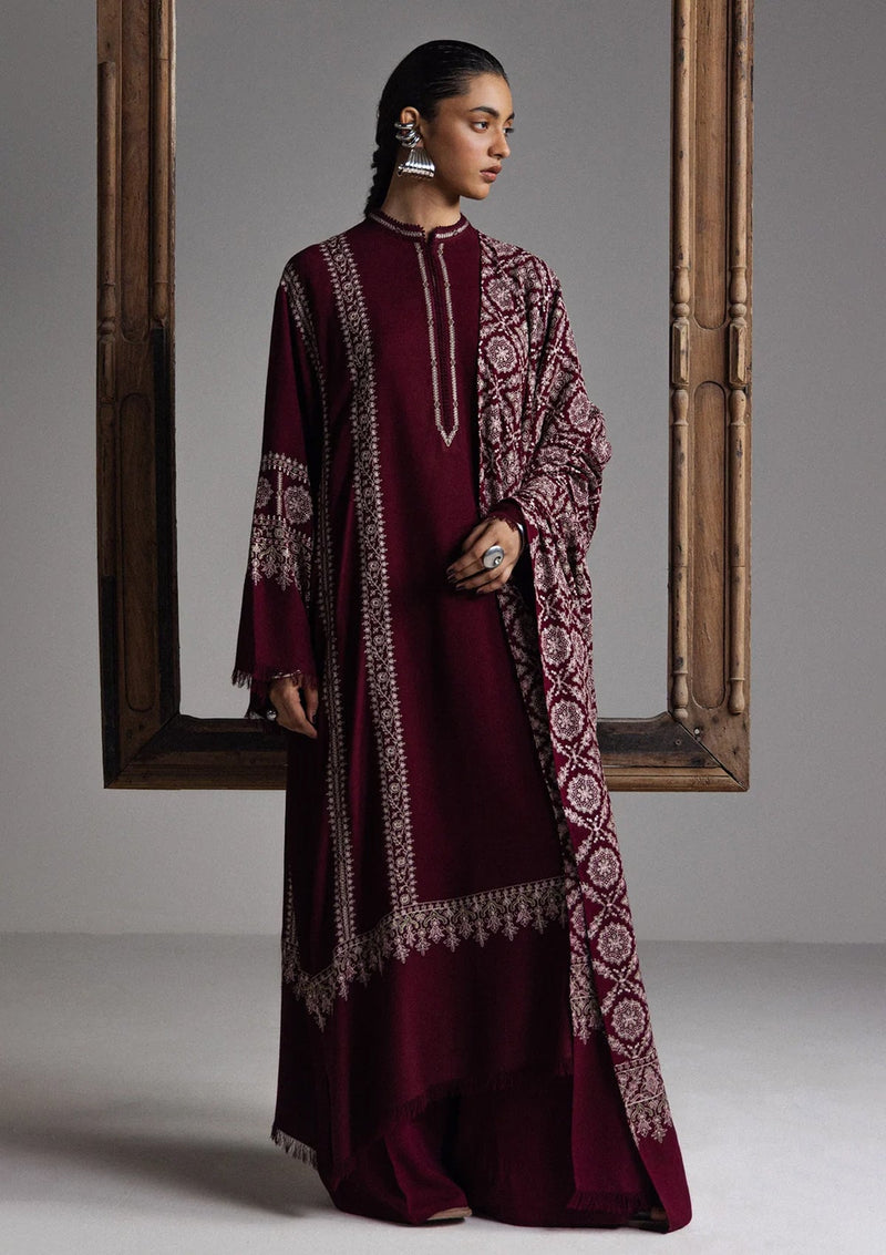 Winter - Zara Shahjahan - Saraab Unstitched 26 D#03 - MEHRAB