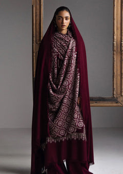 Winter - Zara Shahjahan - Saraab Unstitched 26 D#03 - MEHRAB photo 3