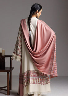 Winter - Zara Shahjahan - Saraab Unstitched 26 D#04 - PASHM photo 2