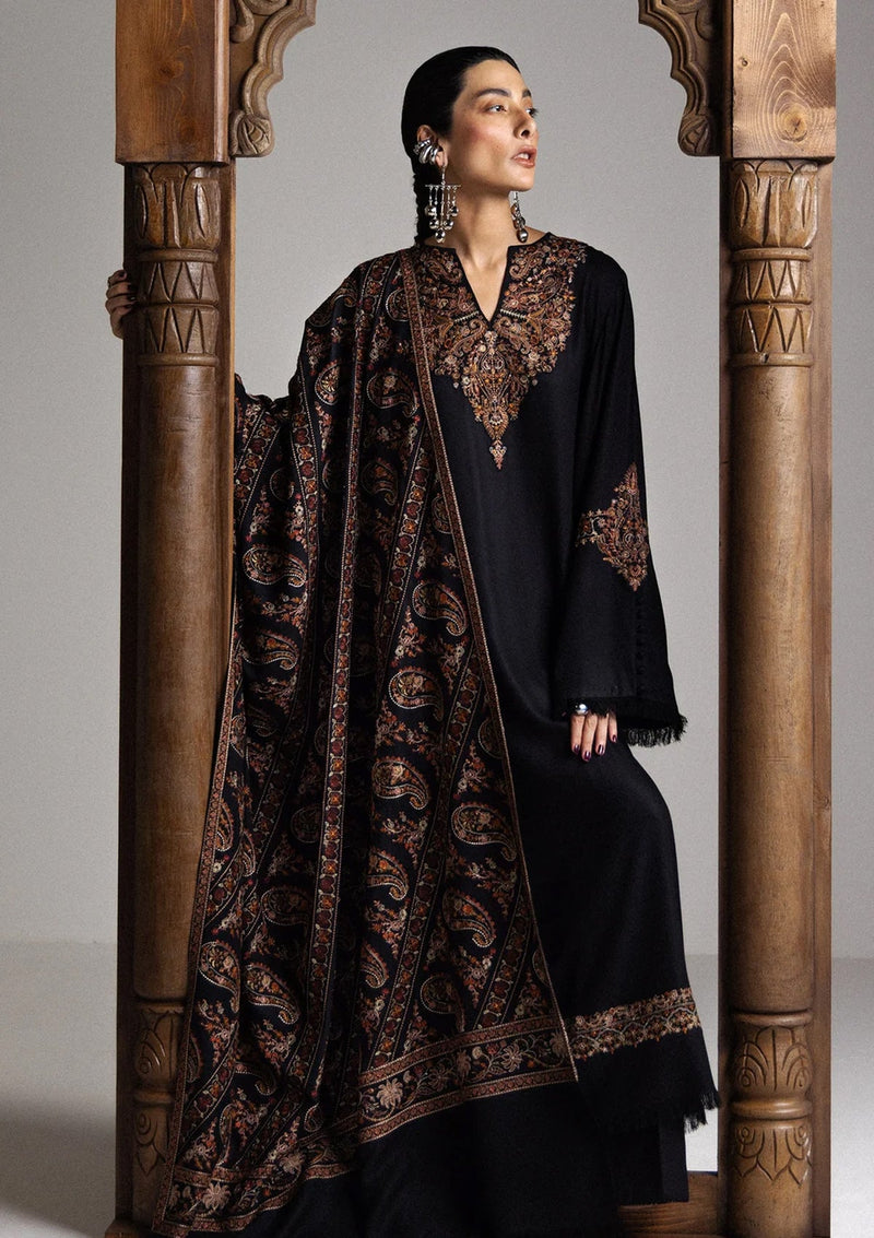 Winter - Zara Shahjahan - Saraab Unstitched 26 D#05 - OUD