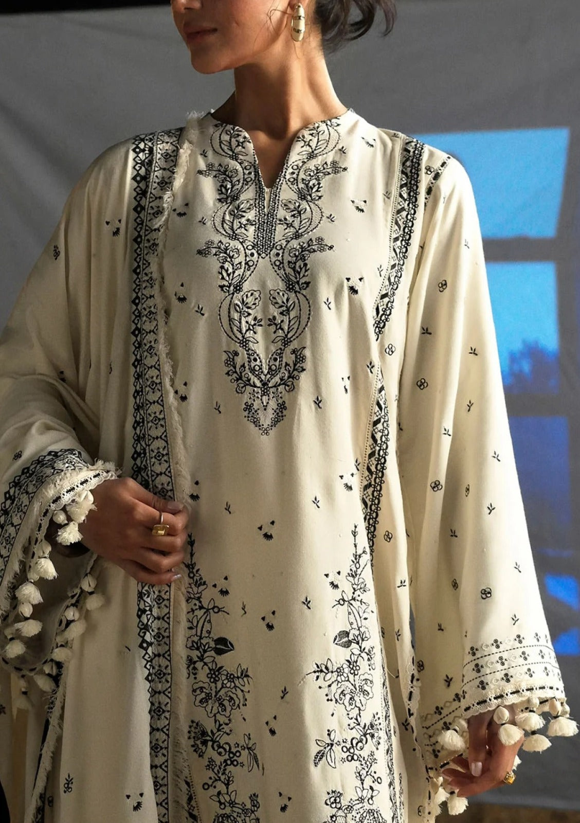 Winter - Gul Ahmed - Karandi - AY#62002 high resolution